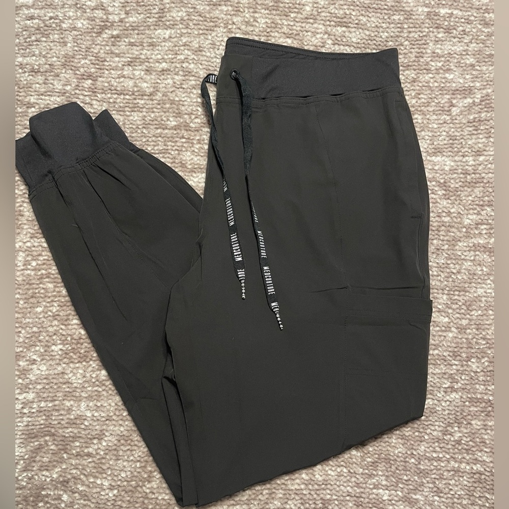 Med couture black scrub joggers